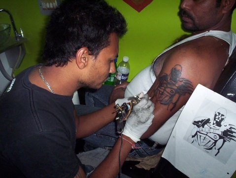 ashwin tattoo rajkot mo. 9824441507
